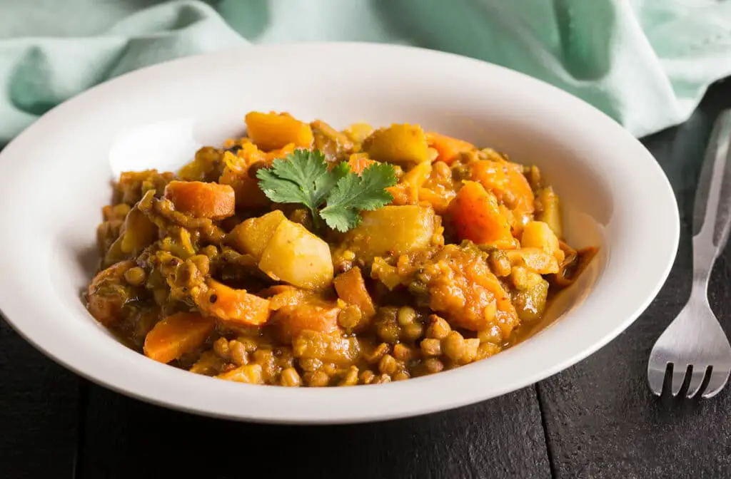 Curry de Lentilles et Patate Douce