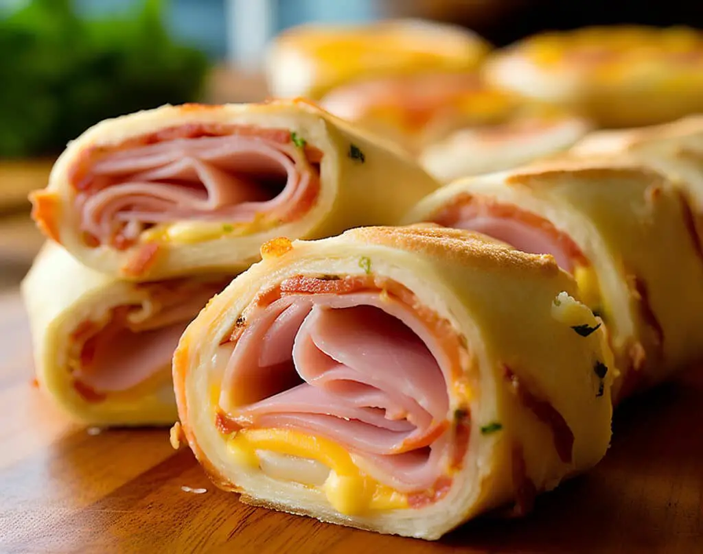 Crêpes Roulés au Jambon