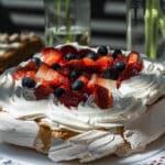 Pavlova aux Fruits Rouges et Mascarpone