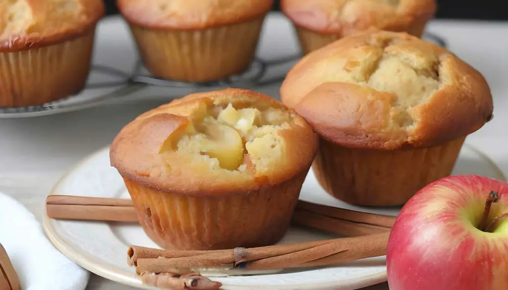 Muffins aux Pommes et Cannelle