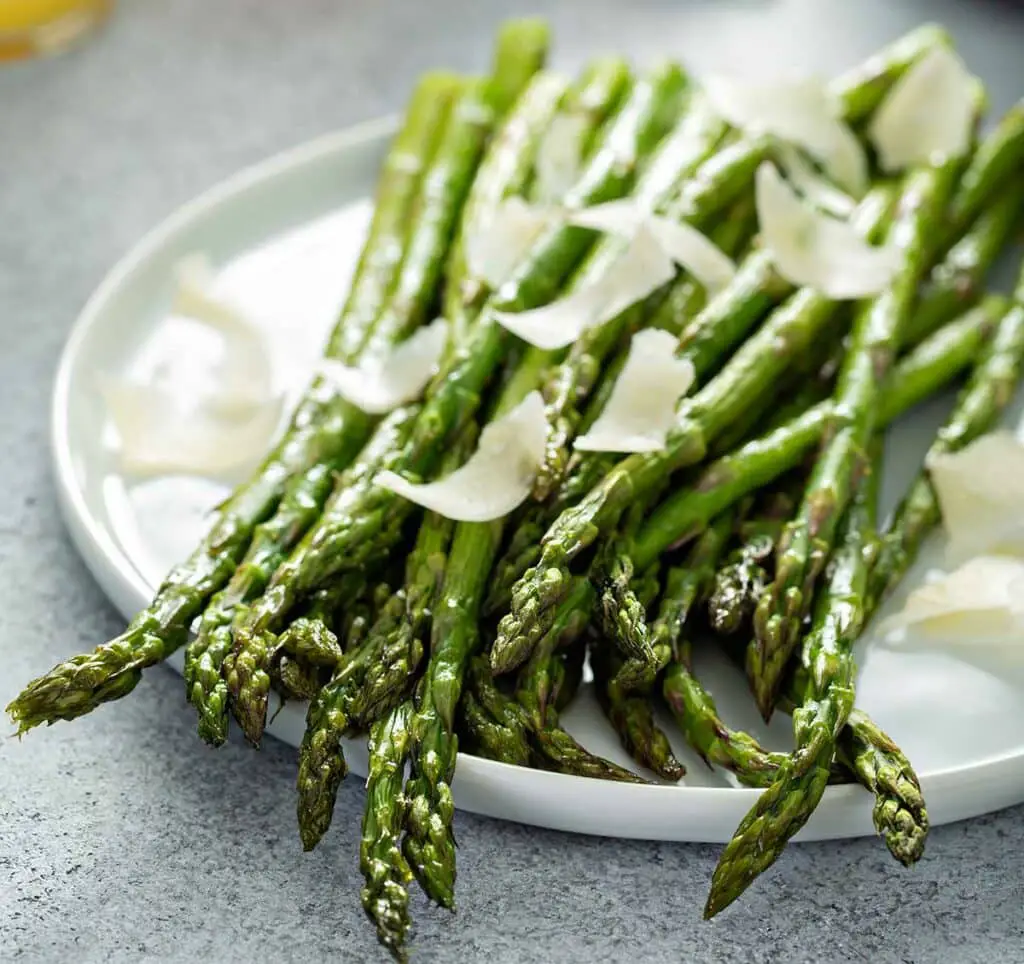 Asperges Grillées Parmesan Noisettes