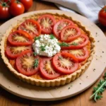 Tarte à la tomate saine