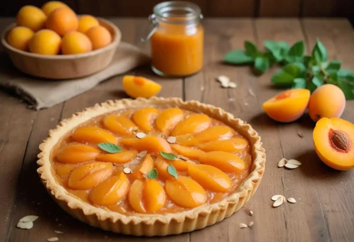 tarte aux abricots saine