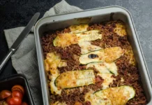 Lasagnes de Courgette et Viande Hachée