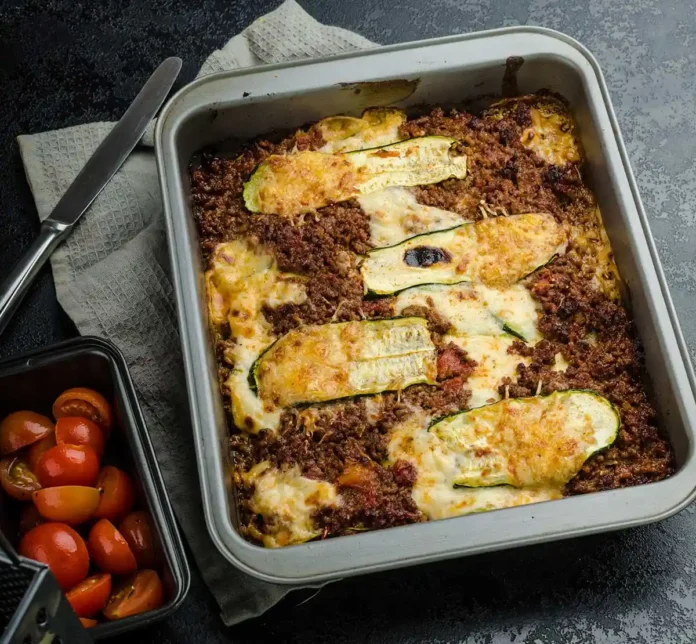 Lasagnes de Courgette et Viande Hachée