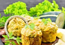 mini-flans de courgette