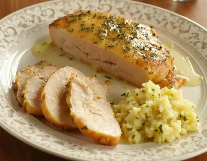 Filet de Poulet mariné au Citron et Herbes Aromatiques