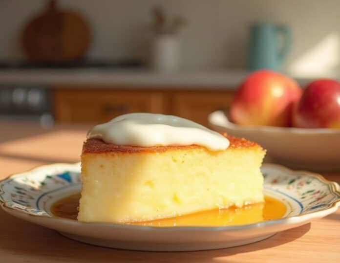 flan aux pommes