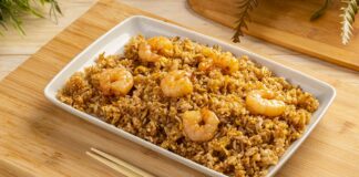 Riz au Curry et Crevettes