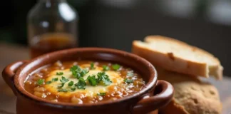 Soupe à l’Oignon Gratinée