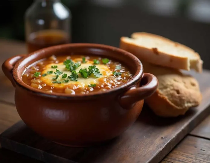 Soupe à l’Oignon Gratinée