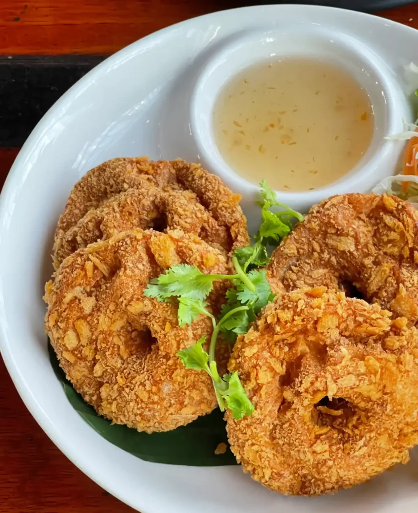 donuts de poulet aux légumes de saison